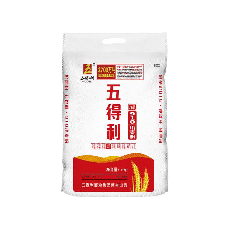 五得利六星910面粉5kg商用