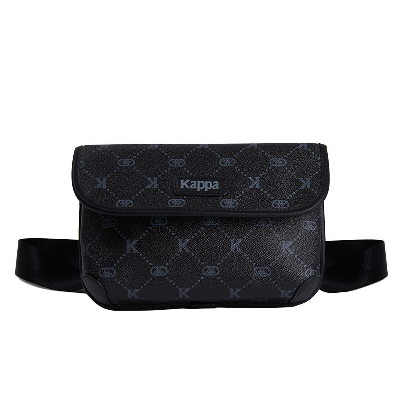 kappa休闲运动皮质感单肩斜挎包