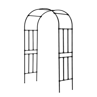 拱门花架爬藤架包塑花园庭院拱形户外别墅钢管室外葡萄月季攀爬杆