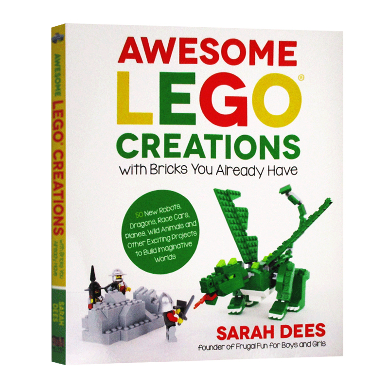 50个超棒的乐高创意搭建 Awesome LEGO Creations with Bricks You Already Have 乐高创意砖块合集 英文原版儿童读物 进口书籍
