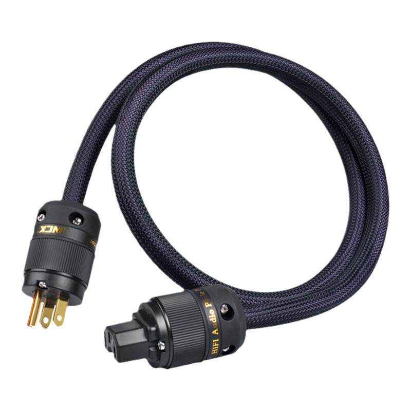 银珂INCK纯铜镀银HIFI发烧级CD解码器功放胆机音箱大炮升级电源线