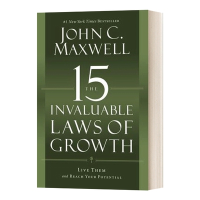 英文原版 The 15 Invaluable Laws of Growth 个人成长力15法则 自我成长 成功学 约翰 麦克斯韦尔 英文版 进口英语原版书籍