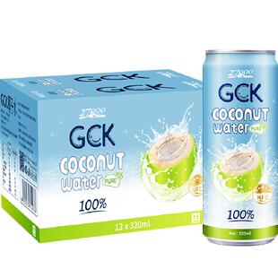 27000GCK越南进口纯椰子水NFC果汁椰汁电解质饮料整箱
