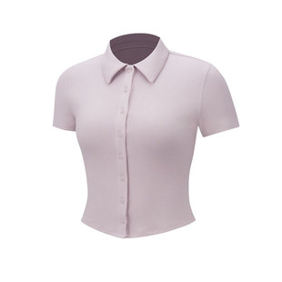 Button-Up 女士带领短袖衬衫丨lululemon丨LW3JF7S