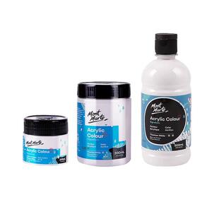 蒙玛特丙烯颜料美术生专用蒙马特白色防水防晒不掉色墙绘工具套装24色初学者涂鸦纺织画鞋石英砂肌理画diy