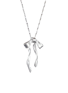 嘟嘟夫妇蝴蝶结项链小众锁骨链女