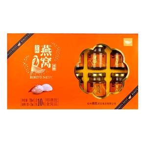 周氏好印象燕窝礼盒装滋补金丝冰糖鲜炖蛹虫草孕妇女人即食燕窝