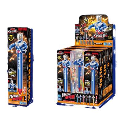 灵动创想奥特曼对战笔迪迦赛罗盲盒笔怪兽中性笔儿童小学生文具官方旗舰店0.5mm哥尔赞奥特曼贝利亚泽塔