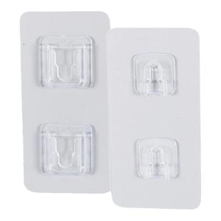 排插固定器无痕自粘式插排挂强力免打孔壁挂家用墙上路由器放置架