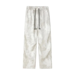 NASA STUSY美式复古2026新款秋冬装男休闲长裤子直筒宽松男士卫裤