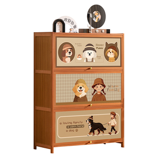 鞋架子多层家用门口入户带门简易鞋柜收纳柜一体靠墙新款爆款高档