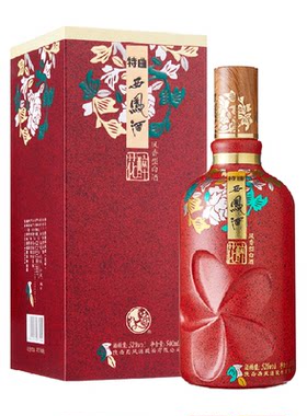 西凤特曲花醉纯粮500ml凤香型