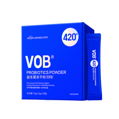 VOB活利轻小蓝盒罐B420益生菌