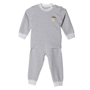 婴得宝儿童保暖内衣套装秋冬童装彩棉加厚男童女秋衣秋裤卡通无骨