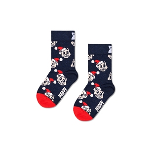 【春秋款】Happy Socks童袜潮牌圣诞袜中筒袜袜子女童宝宝袜