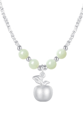 vana苹果碎银几两项链纯银女款