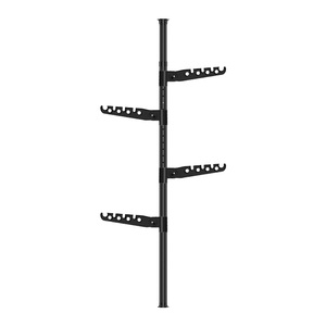 顶天立地晾衣架家用落地卧室内免打孔伸缩杆阳台窗口晒挂衣架神器