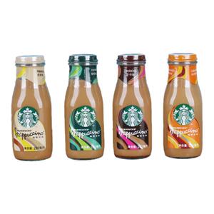 满2件送吸管-星巴克星冰乐即饮咖啡281ml*12瓶摩卡焦糖香草味瓶装