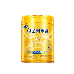 官方正品】飞鹤星飞帆卓睿4段750g四段儿童奶粉HMO旗舰店正品