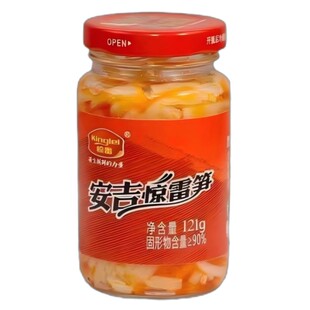 惊雷笋下饭菜开胃菜安吉特产竹笋干笋丝瓶装即食油焖笋香辣红油笋