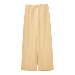 OVV秋冬女装针织羊毛无腰橡筋直筒休闲套装西服裤子GTXFJ33101A