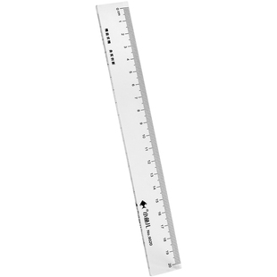 透明直尺小学生专用15/20cm30厘米多功能尺子初中生高颜值格尺测量儿童一二三四年级简约加厚绘图尺学习文具