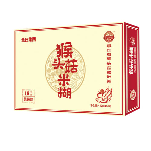 金日禾野猴头菇米糊稀480g营养暖胃早餐代餐食品懒人饱腹冲饮麦片