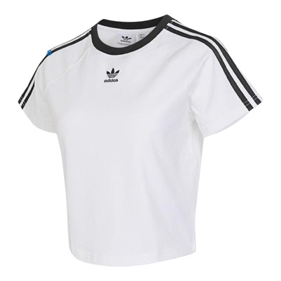 adidas阿迪达斯三叶草女子运动休闲短袖T恤JC8704