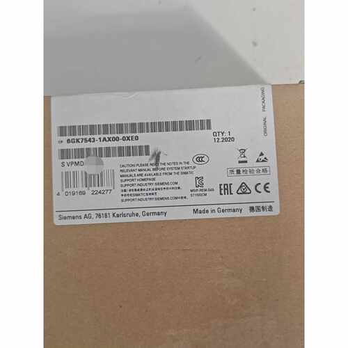 询价PLC6GK7543-1AX00-0XE0#SIEME