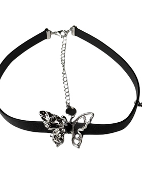 蝴蝶辣妹甜酷风锁骨链女可调节