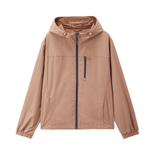 GC2026年春新款工装风夹克女品牌印花多口袋宽松连帽外套12375004