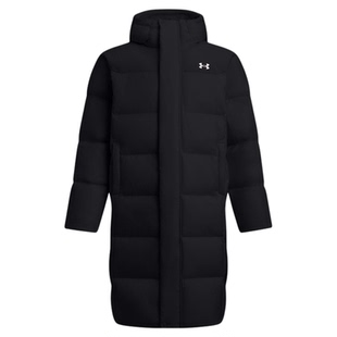 安德玛官方UA  男女情侣运动休闲500蓬连帽长款鸭绒羽绒服6012867