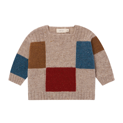 OrganicZoo针织羊毛开衫毛线帽