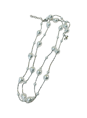 多层珍珠项链轻奢配裙子小众设计