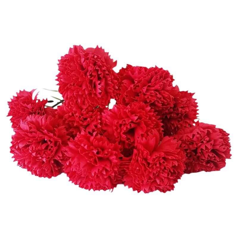 氛围感仿真花红色康乃馨香皂花手工花束材料家居装饰品节日花礼物