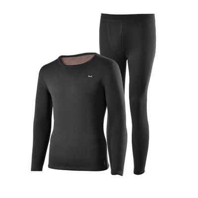 猫人保暖内衣男款巨厚加绒套装冬