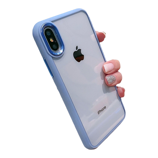 五金高级感苹果x手机壳网红爆款xsmax透明iphone/xr手机套7p防摔8plus硅胶xmax全包女男适用七八2022年新款潮