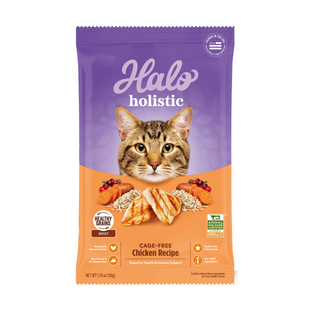 【U先试用】美国进口halo自然光环holistic纯鲜肉全能猫粮试吃装