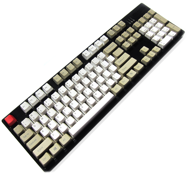 机械键盘用PBT 87/104/108键镭雕热升华侧刻无刻个性 大碳OEM键帽