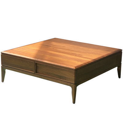 QCC北美黑胡桃木意式极简茶几