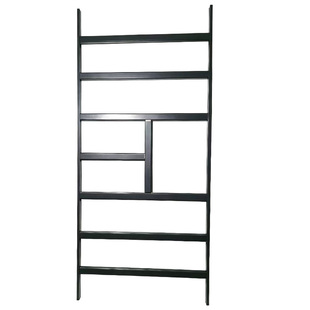 系统窗户防护栏断桥窗免钉儿童防护格铝合金栏杆防盗窗格网防坠楼