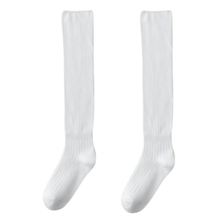 白色小腿袜女春季薄款配长靴灰色美拉德jk防滑修饰腿型堆堆长筒袜