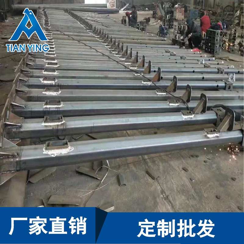 标志杆交通标志牌单悬臂双悬臂双立柱钢结构标志门架 交通标志杆