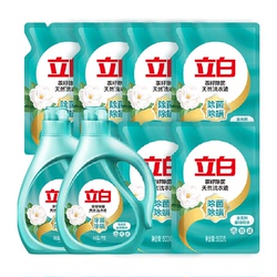立白洗衣液1kg×2瓶+500g×6袋