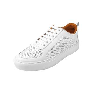 韦恩Wayne Flex小白鞋轻便运动透气真皮休闲板鞋男女情侣同款