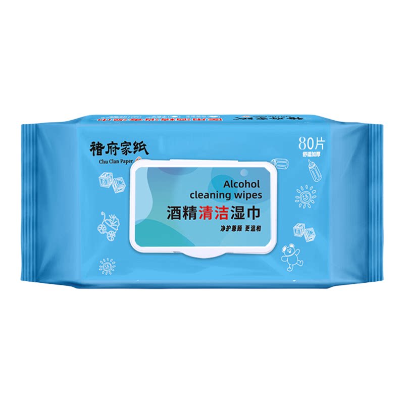 24包整箱酒精抗菌消毒湿巾80抽