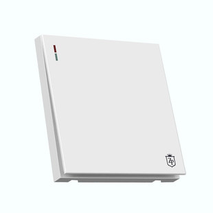 赞牌E20白色暗装家用开关插座面板 单联4位点灯 四开单控墙壁开关