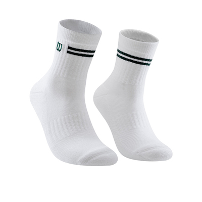 Wilson威尔胜官方男女通用百搭时尚休闲条纹抗菌网球中腰运动袜子