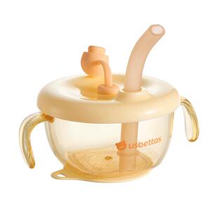 贝肽斯婴幼儿辅食碗宝宝喝汤吸管吃米糊喝粥神器专用儿童PPSU餐具