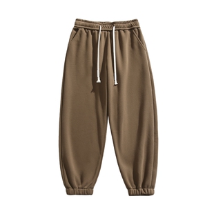 VIISHOW秋冬季新款卫裤男款束脚宽松抽绳运动裤美式新款潮牌裤子